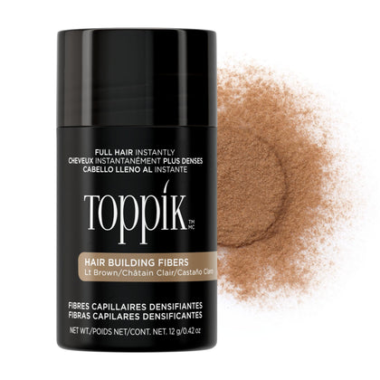 TOPPIK Fibres Capillaires Châtain Clair 60g vue avant