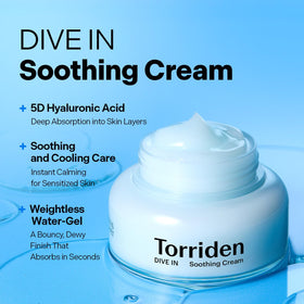 Torriden Crème Apaisante Hyaluronique 100ml texture gel