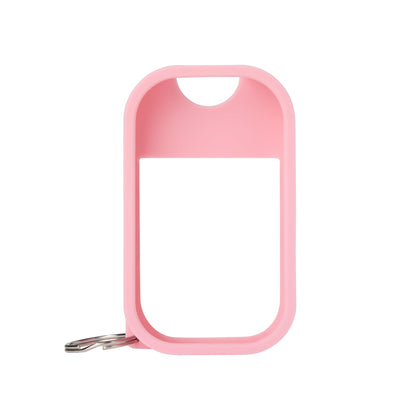 Touchland Étui en Silicone Bubblegum Pink vue avant avec brume mains