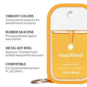Touchland étui mousse mains Orange Spritz avec différentes couleurs disponibles