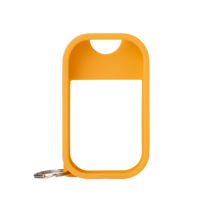 Touchland étui mousse mains Orange Spritz vue avant avec désinfectant