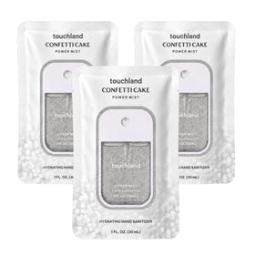 Touchland Spray Désinfectant Hydratant Confetti Cake trio de 3 flacons