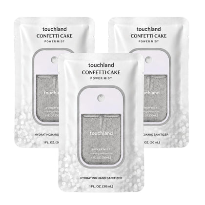 Touchland Spray Désinfectant Hydratant Confetti Cake trio de 3 flacons