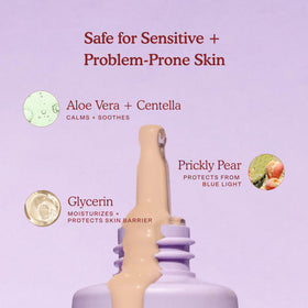 Tower 28 SunnyDays SPF 30 Fond de Teint Hydratant Teinte 70 application avec éponge