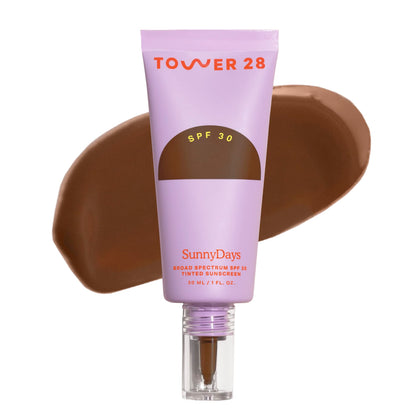 Tower 28 SunnyDays SPF 30 Maquillage Hydratant Teinté 60 vue de face