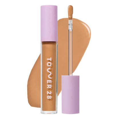 Tower 28 Swipe Serum Hydrating Concealer 13 Tan front view