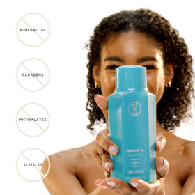TPH by Taraji Co-Wash Hydratant 12oz en situation sur le lavabo