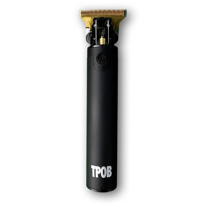TPOB Tondeuse à Barbe Ghost Blackout vue avant avec lames DLC