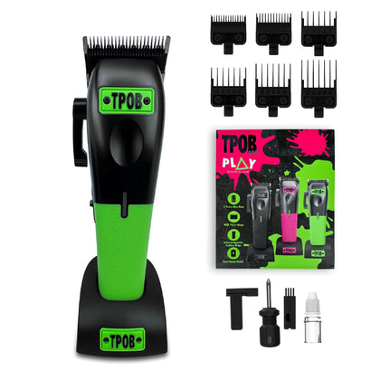 TPOB Tondeuse à cheveux noire avec lame XO PLAY