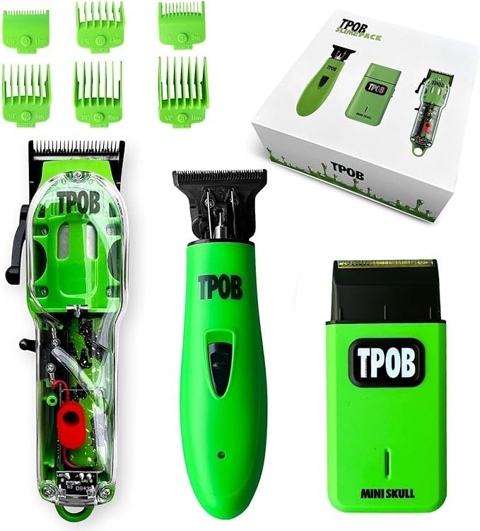 TPOB Tondeuse à cheveux professionnelle vue de face avec lame Fade