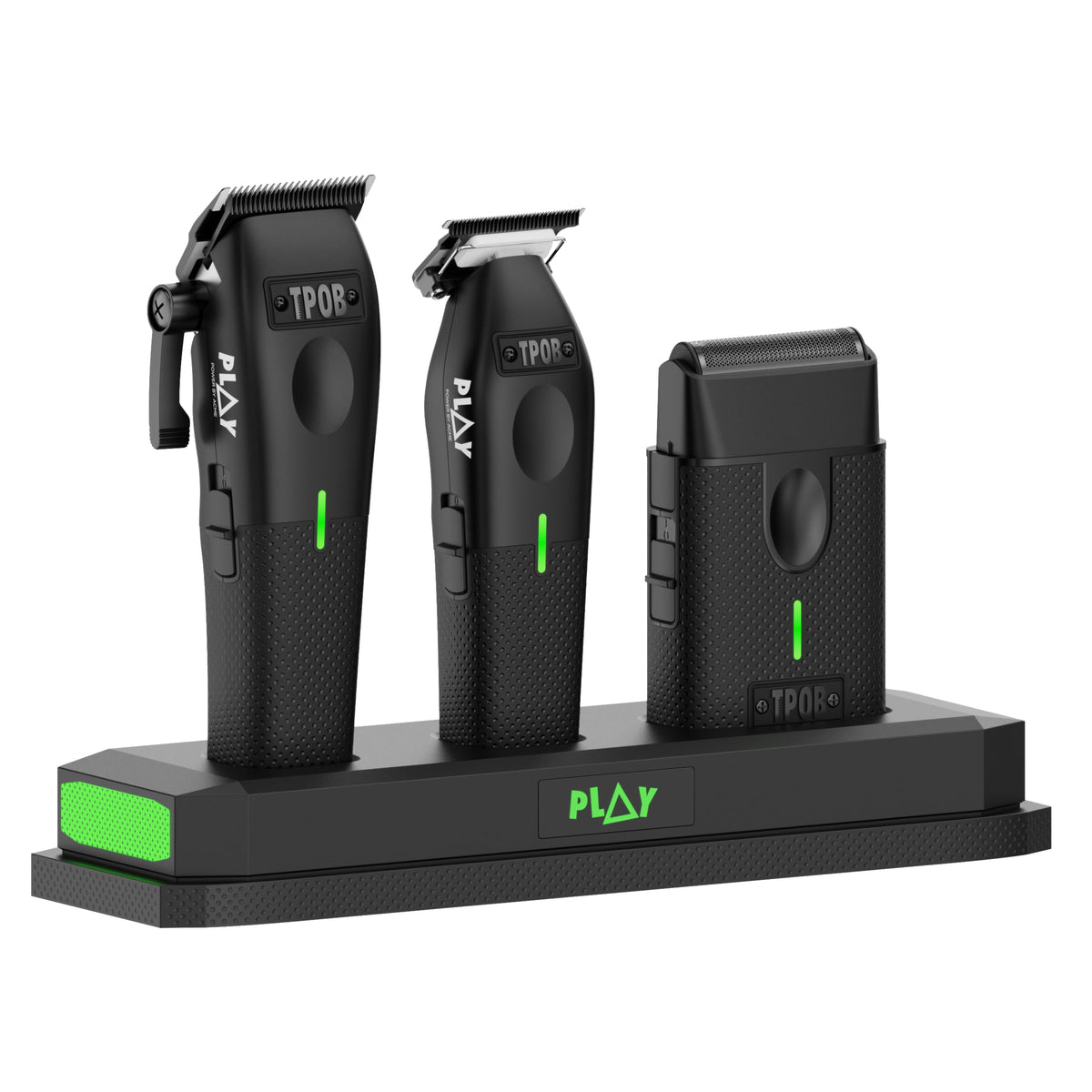 TPOB tondeuse de barbe avec accessoires et peignes guides