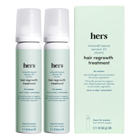 Traitement de régénération capillaire HIMS & HERS mousse 5% vue de face