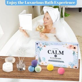 TranquilBliss Bombes de Bain avec ingrédients naturels