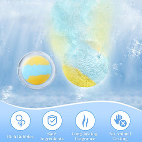 TranquilBliss Bombes de Bain dans une baignoire