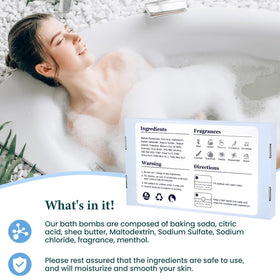 TranquilBliss Bombes de Bain en présentation cadeau
