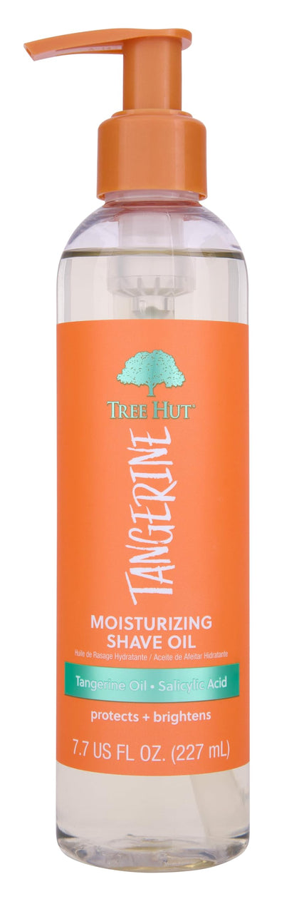 Tree Hut Huile à Raser Hydratante à la Mandarine 270g vue avant