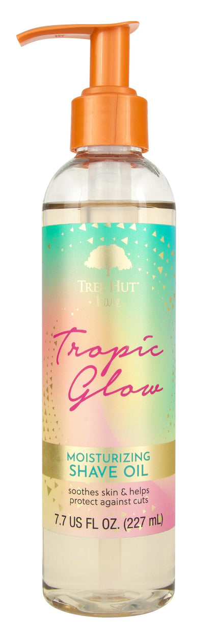 Tree Hut Huile de Rasage Hydratante Tropic Glow 7,7 oz vue de face