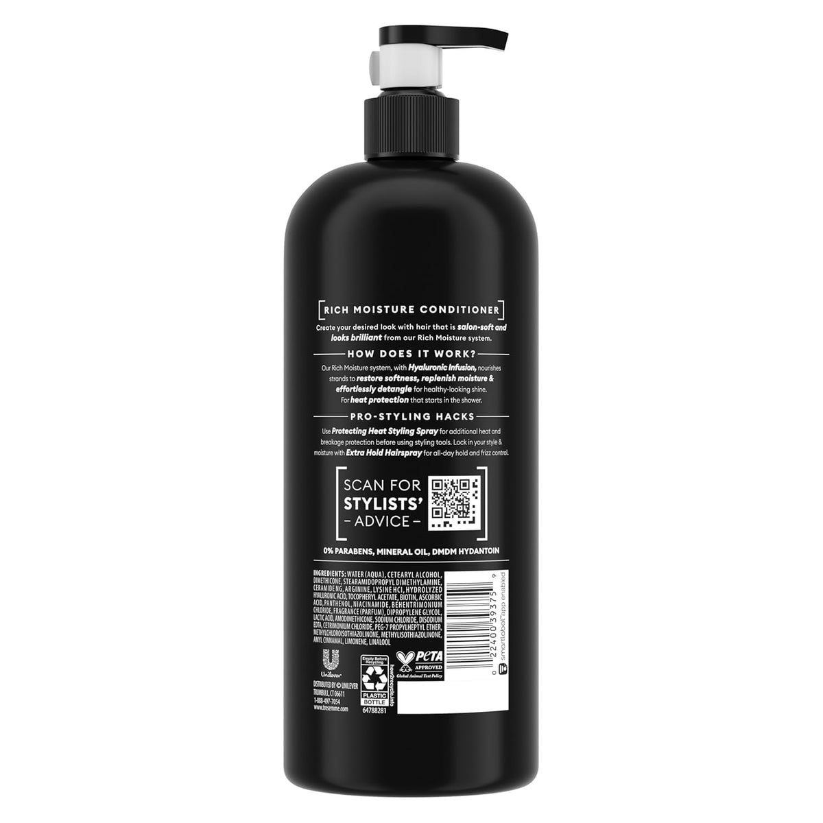 TRESemmé Après-Shampoing Hydratation Riche 28 oz packaging