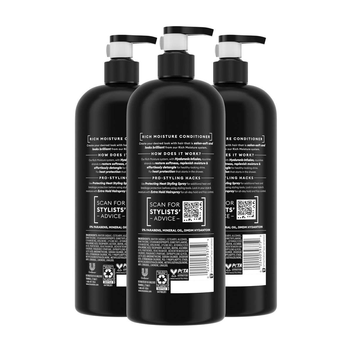 TRESemmé Après-Shampooing Hydratant Riche 3x 28 Fl Oz vue arrière