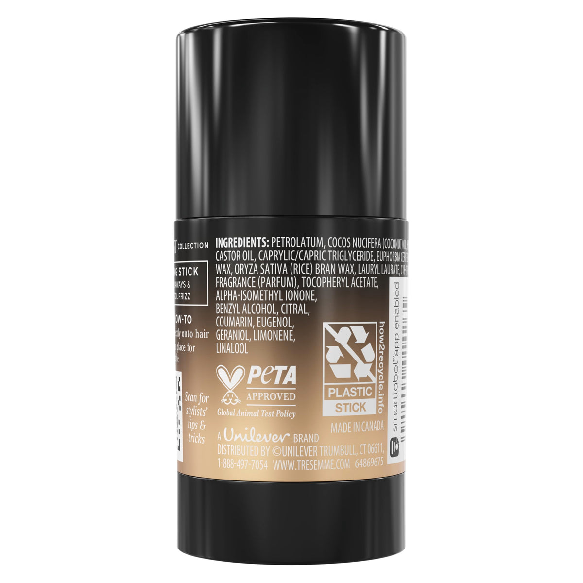 TRESemmé Instant Fix Styling Stick 91g application sur cheveux