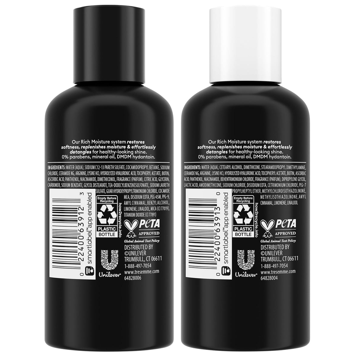 TRESemmé Shampoing et Après-Shampoing 3 Oz emballage