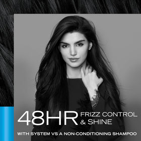 TRESemmé Shampoo Lissant et Soignant 39 oz pompe en action