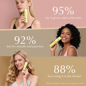 Trimmer bikini Risina avec indication d'étanchéité IPX7