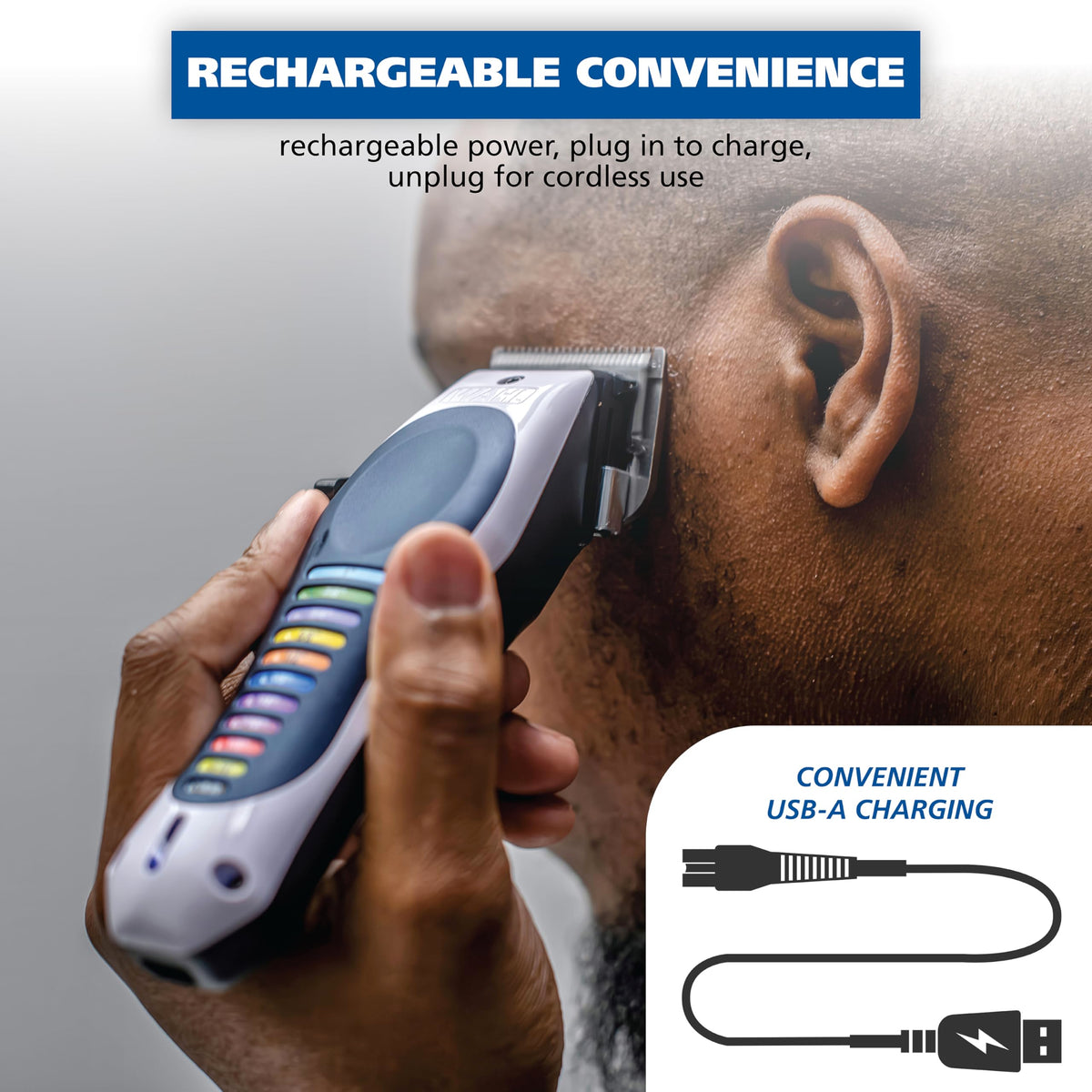 Trimmer de finition Wahl avec peigne de coupe