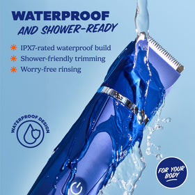 Trimmer pour le corps dans un environnement de salle de bain