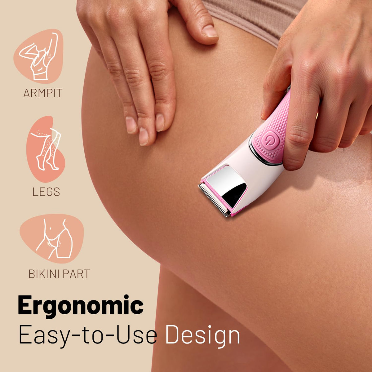 Trimmer rose avec verrouillage de voyage