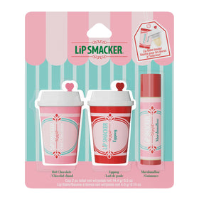 Trio de baumes à lèvres Lip Smacker dans un design de gobelet frappé