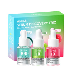 Trio de sérums Anua miniatures avec emballage pratique