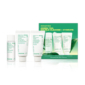 Trio innisfree avec huile démaquillante et nettoyant moussant