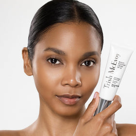 Trish McEvoy Crème support Beauté Protectrice SPF 30 application sur peau