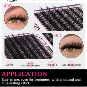 Trois pinceaux pour cils inclus dans le kit FANXITON