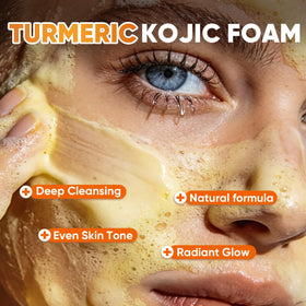 Trois savons au curcuma pour visage et corps