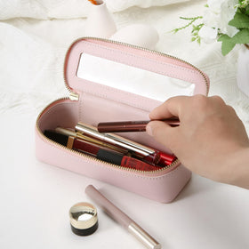 Trousse à maquillage Aveniee ouverte avec pinceaux
