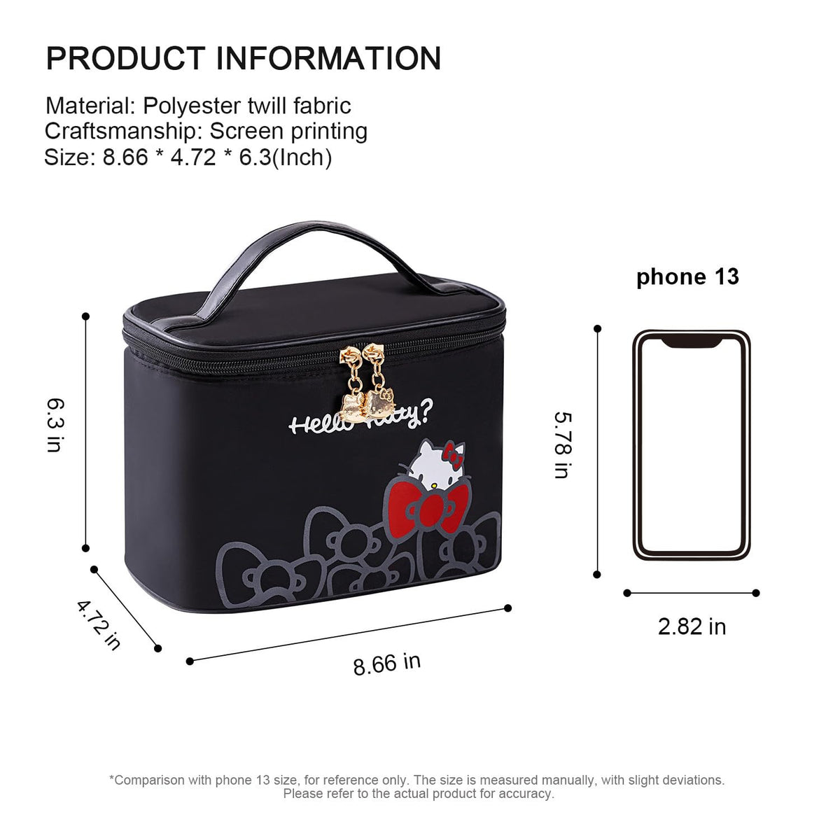 Trousse de maquillage AmBealla en situation de voyage