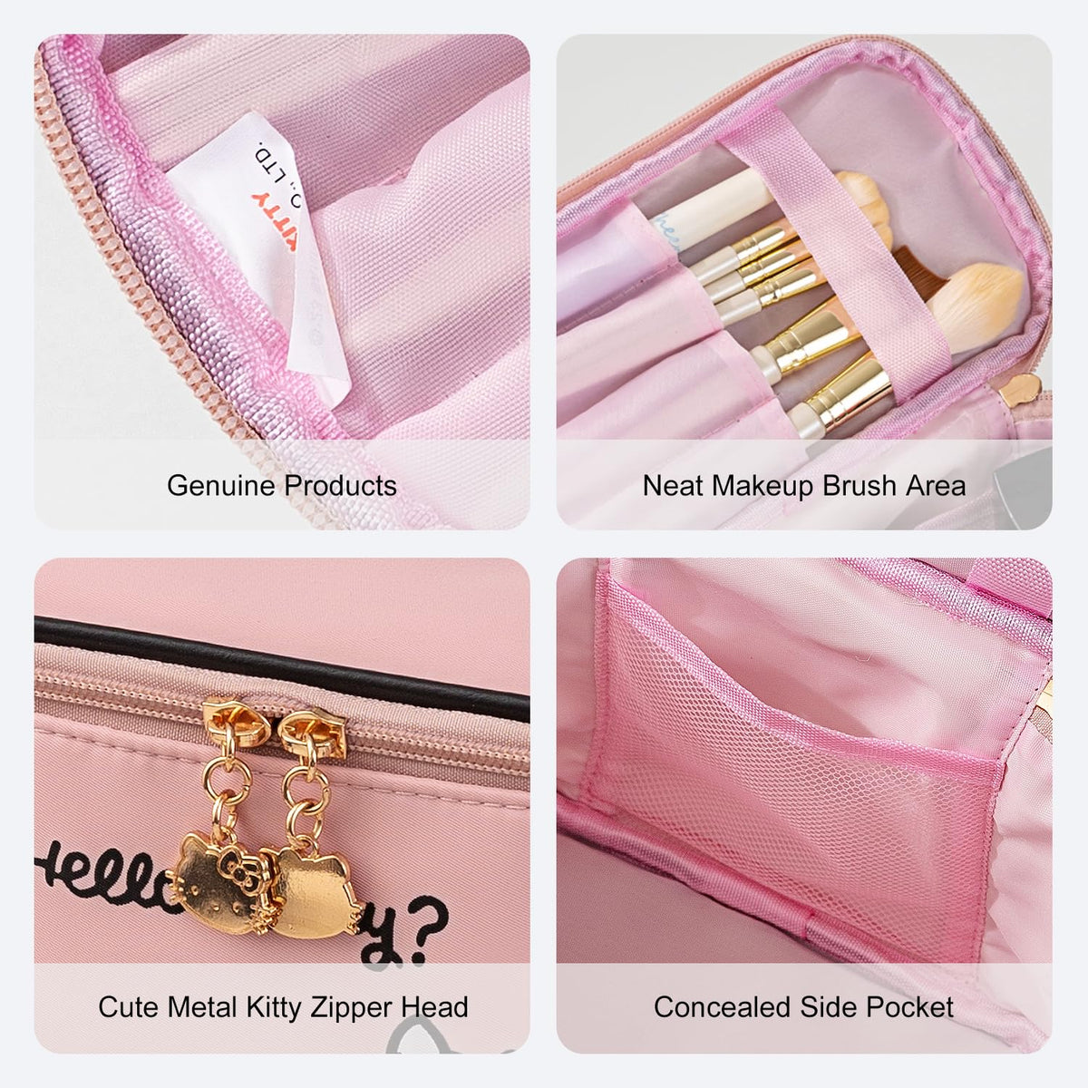 Trousse de maquillage AmBealla utilisée pour ranger des cosmétiques