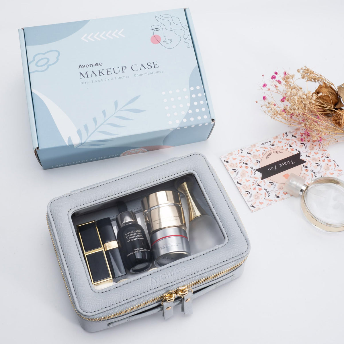 Trousse de maquillage Aveniee avec produits de beauté à l'intérieur