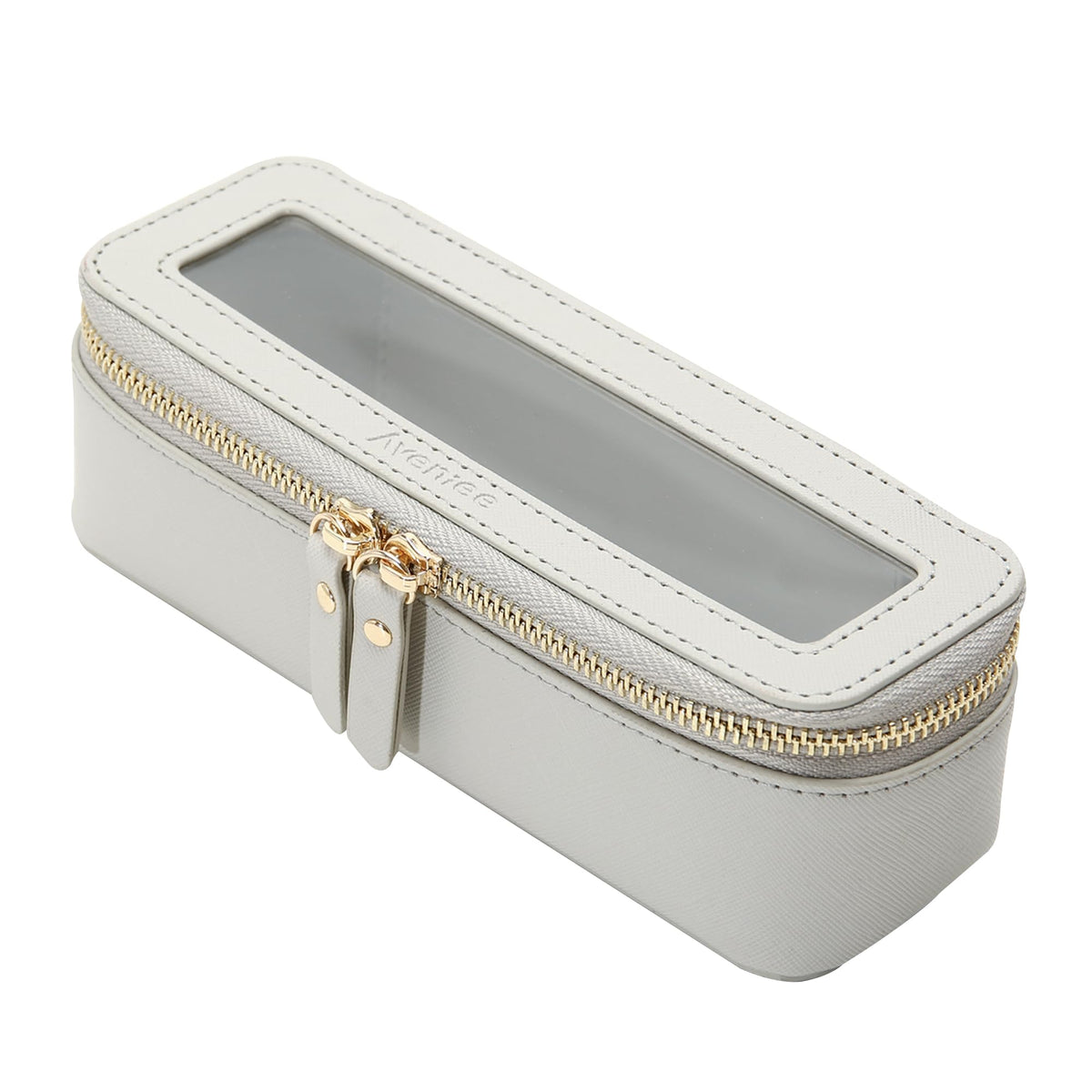 Trousse de maquillage Aveniee transparente vue de face