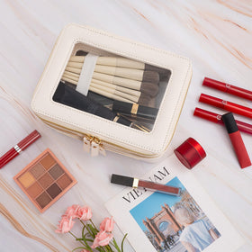 Trousse de maquillage Aveniee vue latérale sur fond blanc