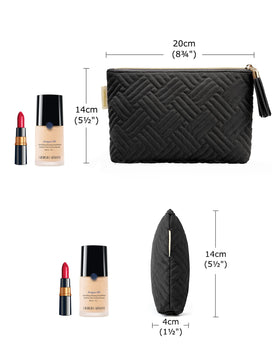Trousse de maquillage BAGSMART avec produits de beauté à l'intérieur