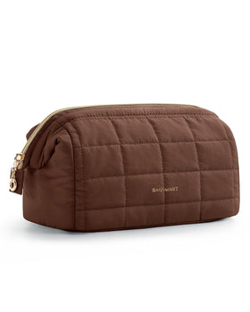 Trousse de maquillage BAGSMART chocolat vue avant