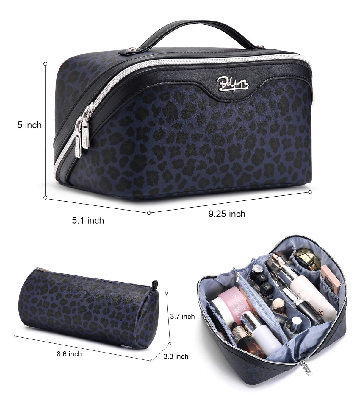 Trousse de maquillage BOYATU avec carte de vœux à l'intérieur