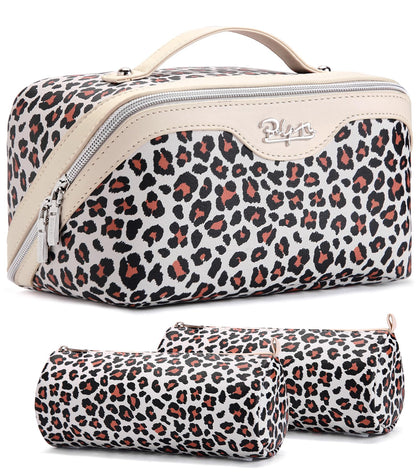 Trousse de maquillage BOYATU blanche avec trois poches