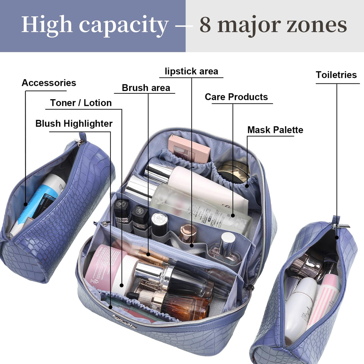 Trousse de maquillage BOYATU en situation sur une coiffeuse