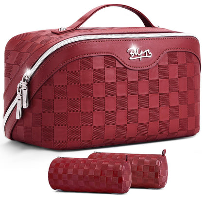 Trousse de maquillage BOYATU ouverte avec produits visibles
