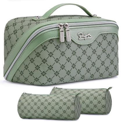 Trousse de maquillage BOYATU ouverte vue avant avec produits à l'intérieur
