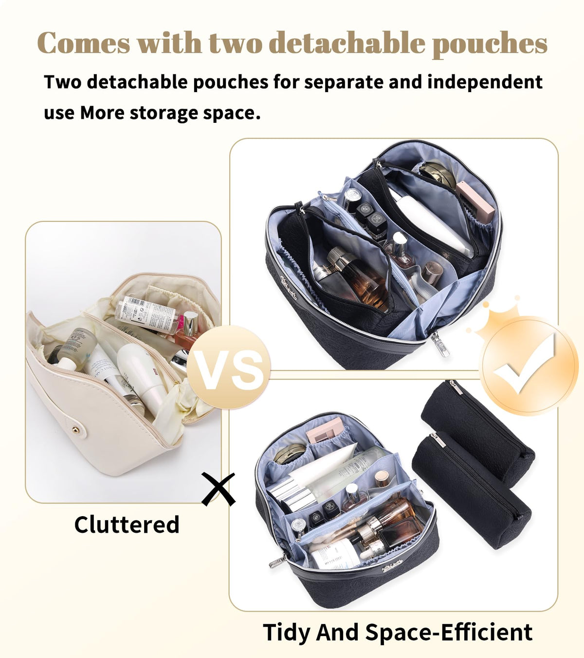 Trousse de maquillage BOYATU présentée dans sa boîte cadeau